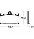 KAWASAKI ZX-9R 1994-1995 PLAQUETTES DE FREIN AVANT 