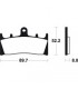 KAWASAKI ZX-9R 1996 PLAQUETTES DE FREIN AVANT 