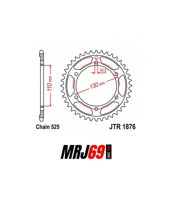 YAMAHA MT09 MT-09 850 2014 2015 2016 2017 2018 2019 2020 KIT CHAINE RENFORCE DID -NEUF